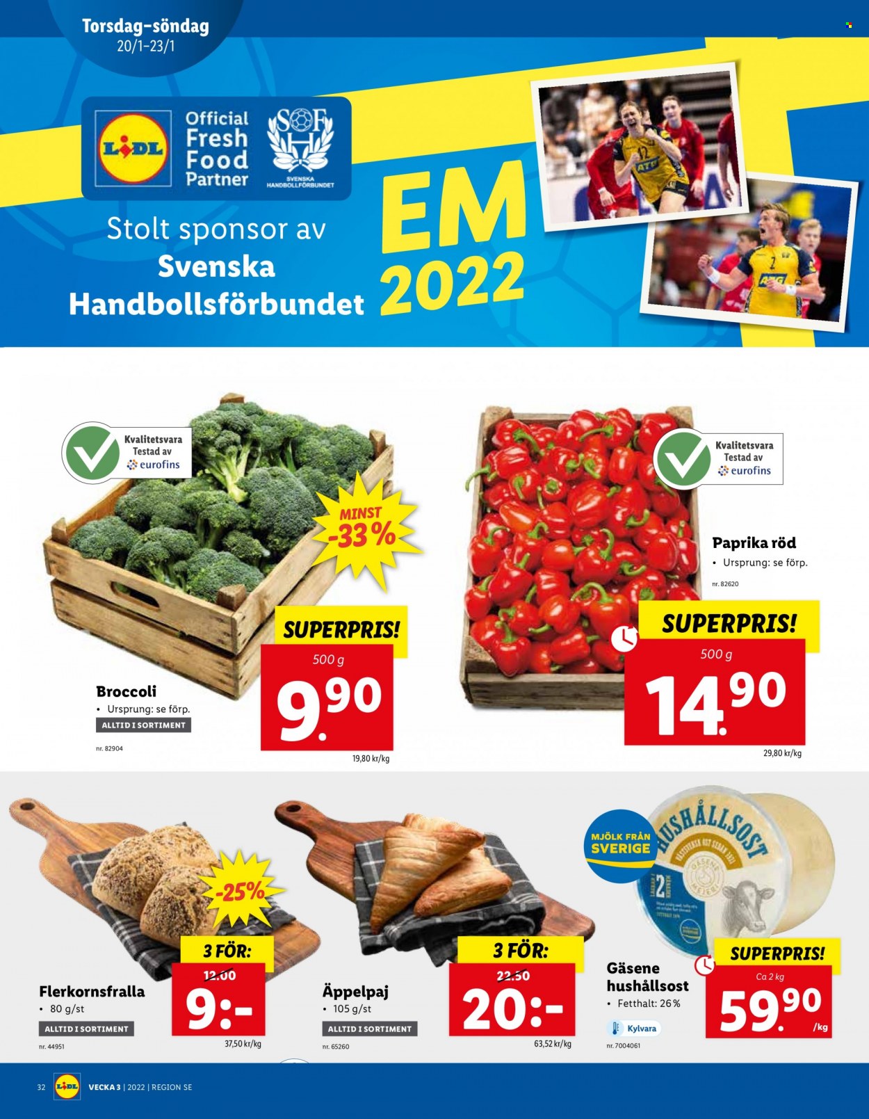 Lidl reklamblad - 17/1 2022 - 23/1 2022. Sida 32