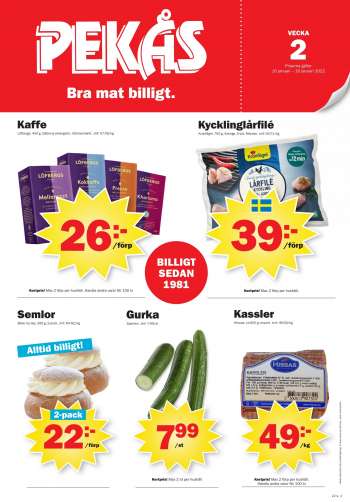 Pekås reklamblad - 10/1 2022 - 16/1 2022.