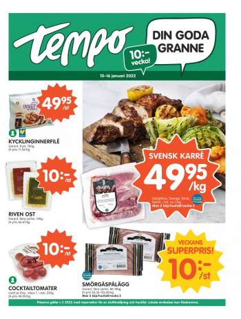 Tempo reklamblad - 10/1 2022 - 16/1 2022.