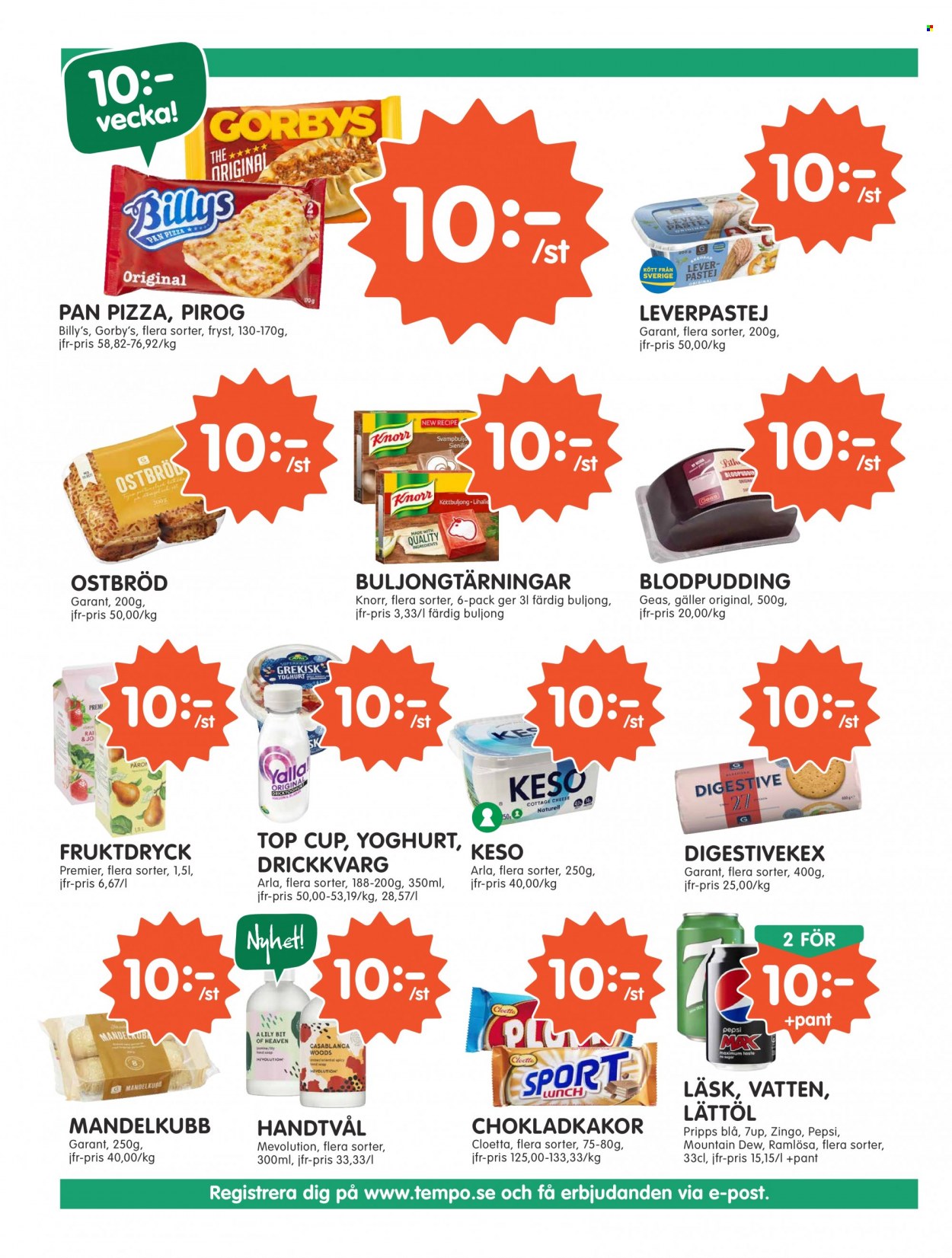 Tempo reklamblad - 10/1 2022 - 16/1 2022. Sida 4