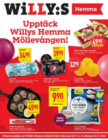 Willys reklamblad - 10/1 2022 - 16/1 2022.