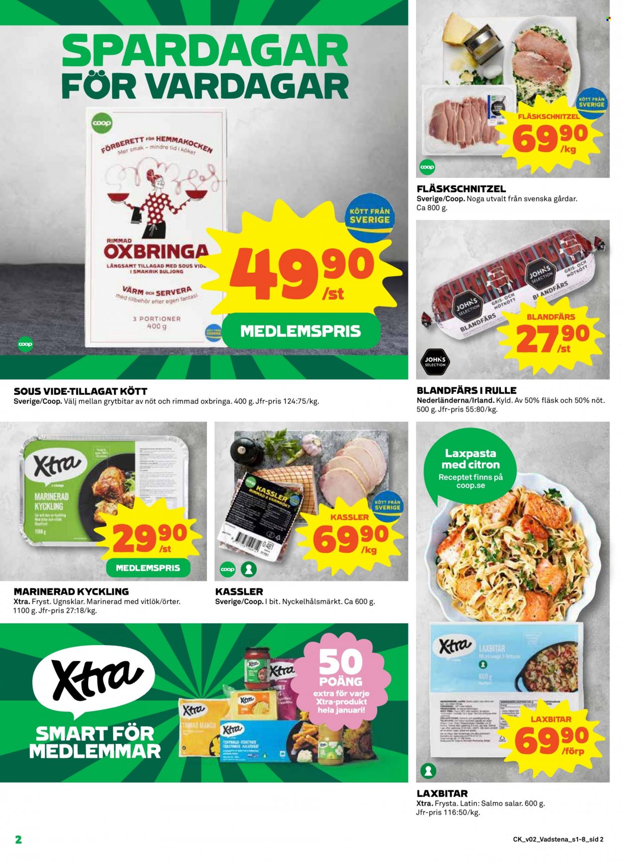 Coop reklamblad - 10/1 2022 - 16/1 2022. Sida 2
