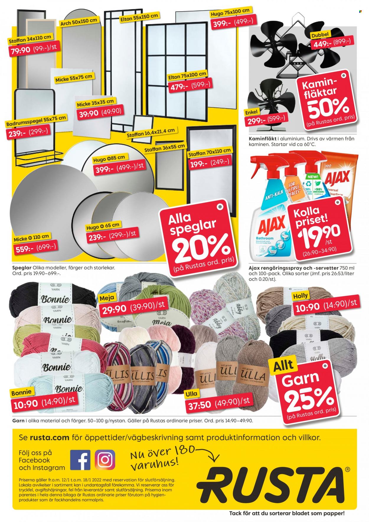 Rusta reklamblad - 12/1 2022 - 18/1 2022. Sida 12