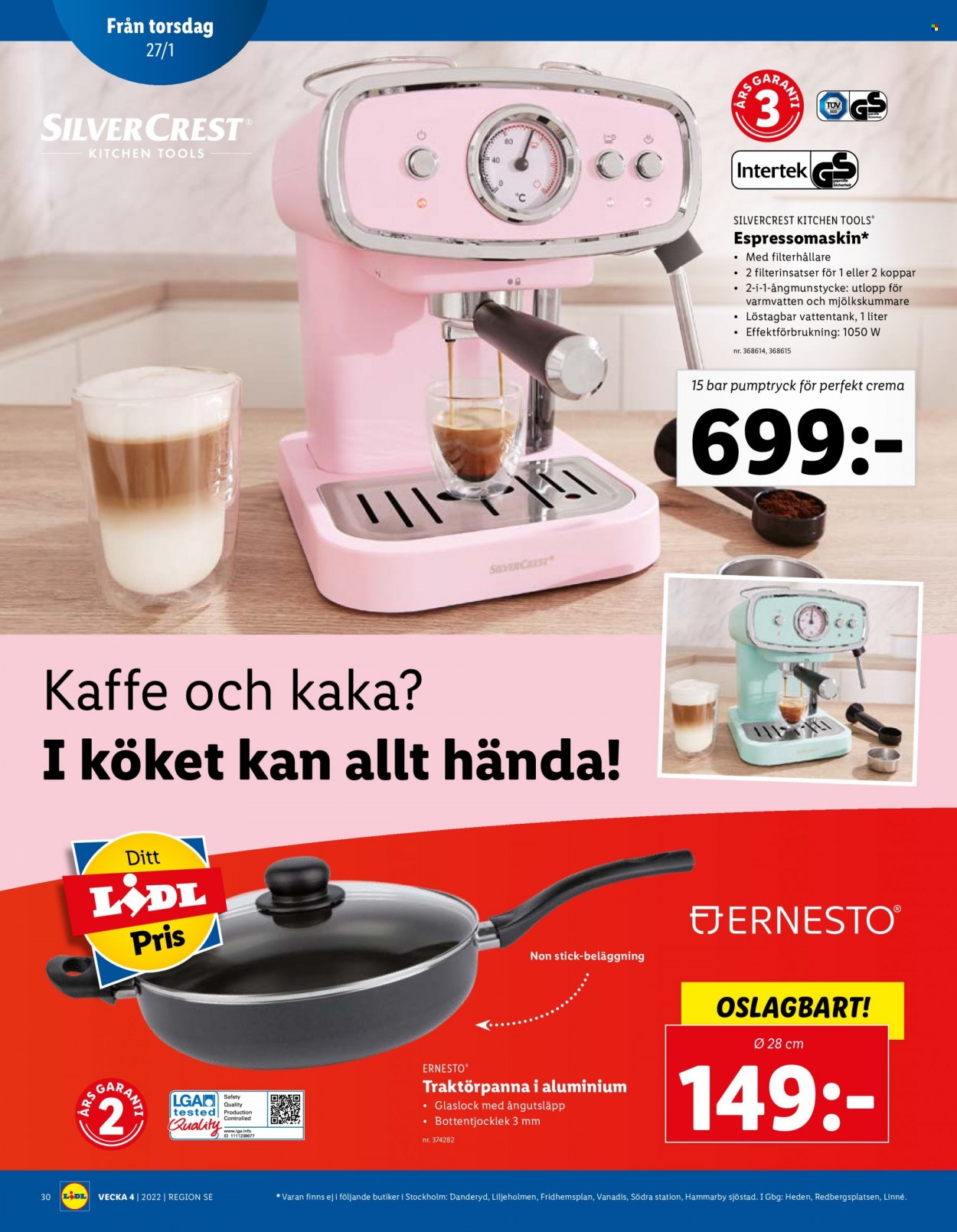 Lidl reklamblad - 24/1 2022 - 30/1 2022. Sida 30