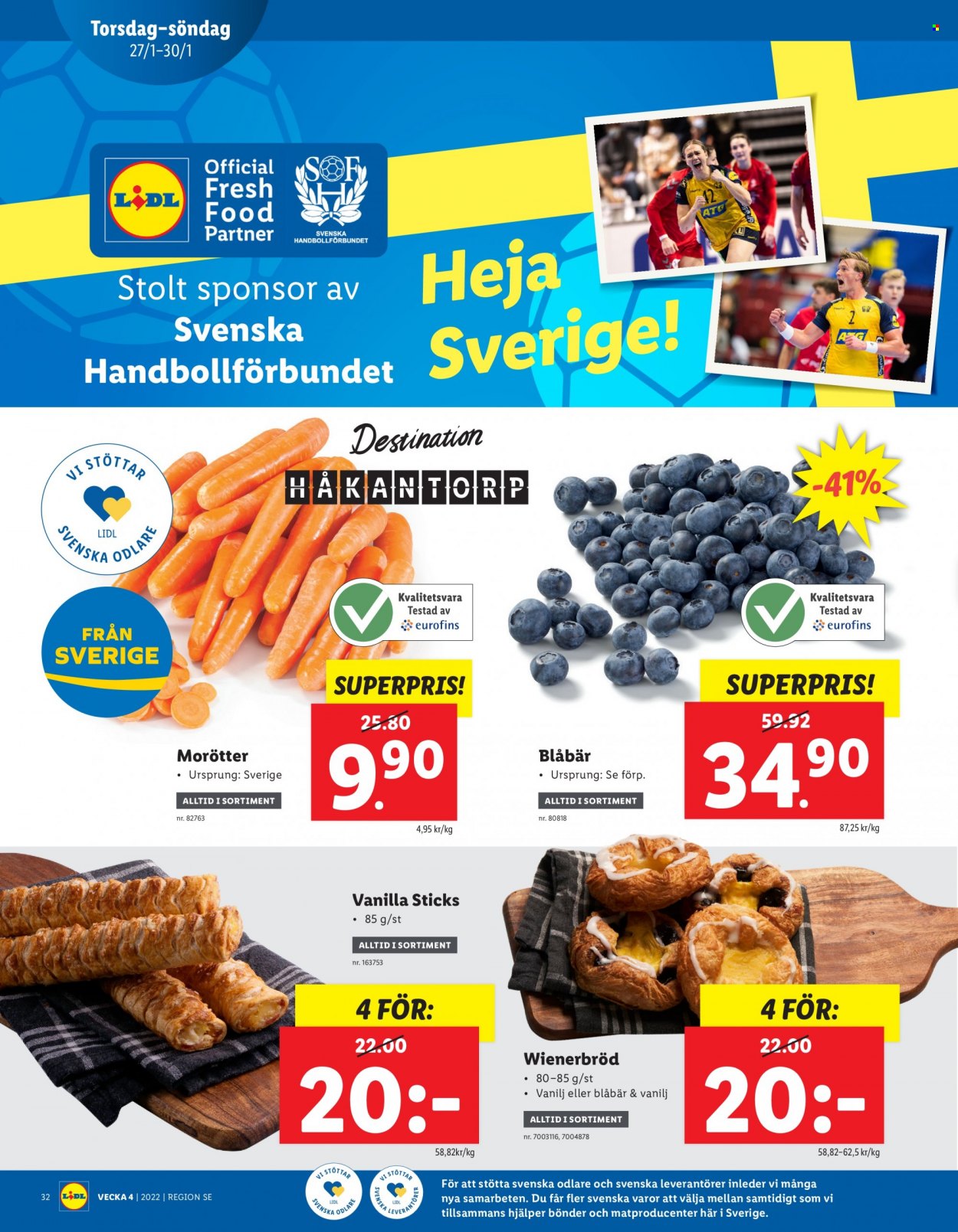 Lidl reklamblad - 24/1 2022 - 30/1 2022. Sida 32