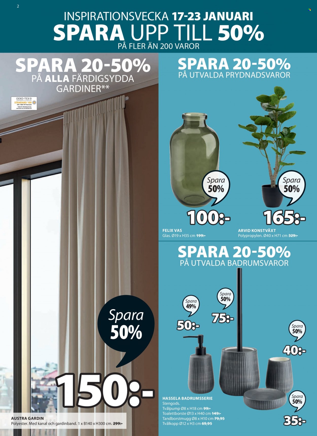 JYSK reklamblad - 17/1 2022 - 30/1 2022. Sida 2