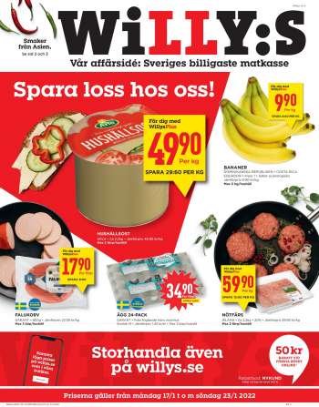 Willys reklamblad - 17/1 2022 - 23/1 2022.