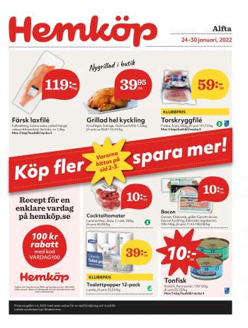 Hemköp reklamblad - 24/1 2022 - 30/1 2022.