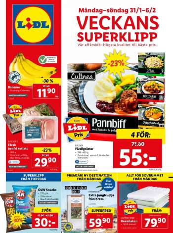 Lidl reklamblad - 31/1 2022 - 6/2 2022.