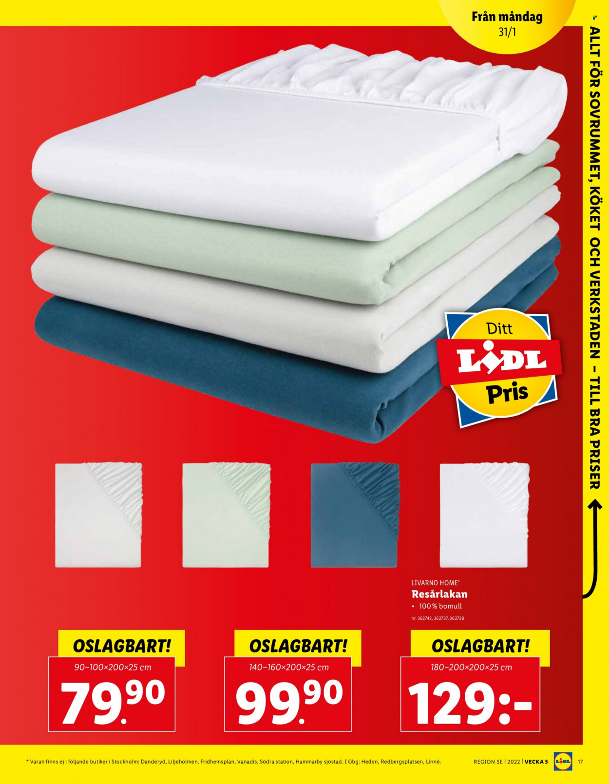 Lidl reklamblad - 31/1 2022 - 6/2 2022. Sida 17