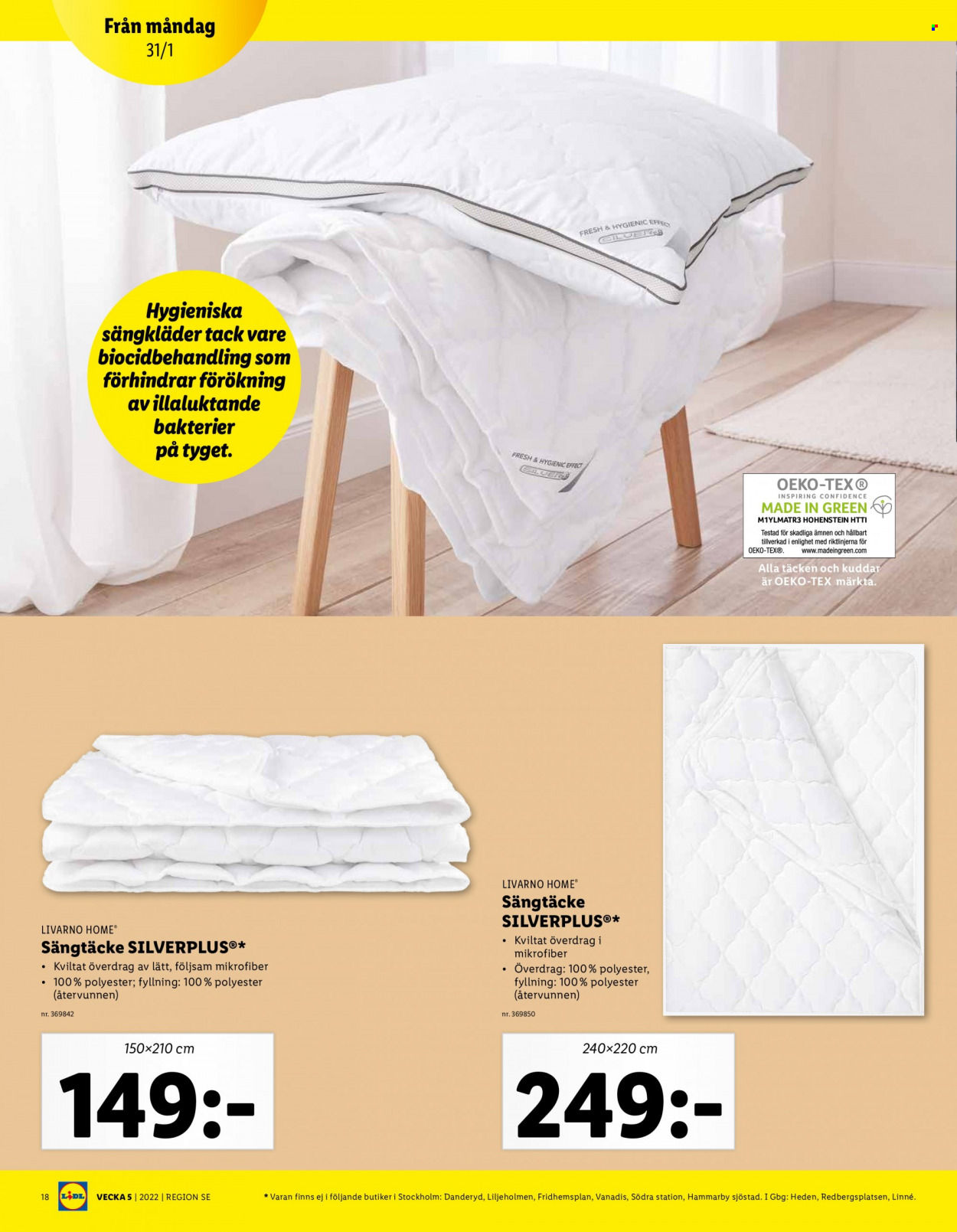 Lidl reklamblad - 31/1 2022 - 6/2 2022. Sida 18
