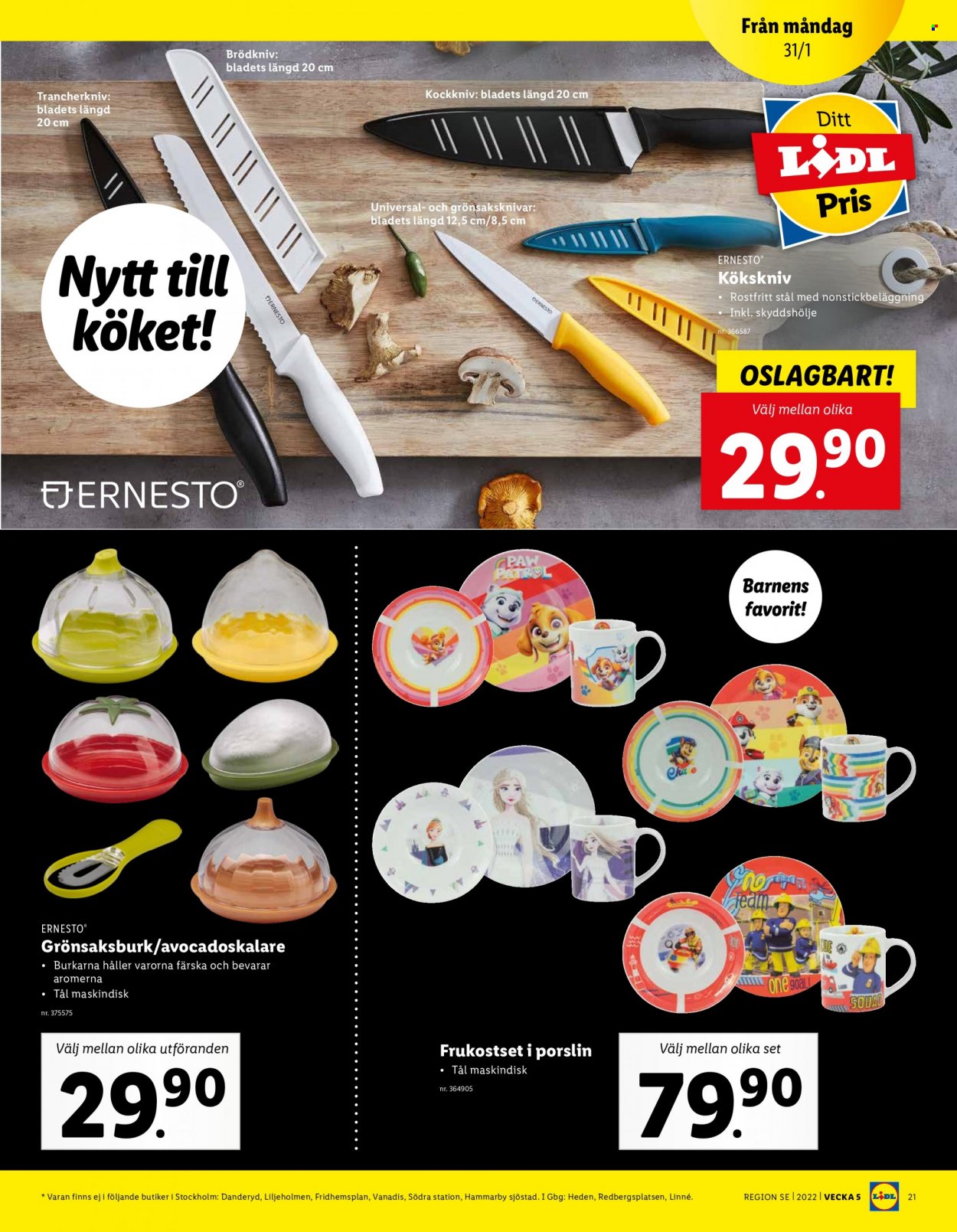 Lidl reklamblad - 31/1 2022 - 6/2 2022. Sida 21