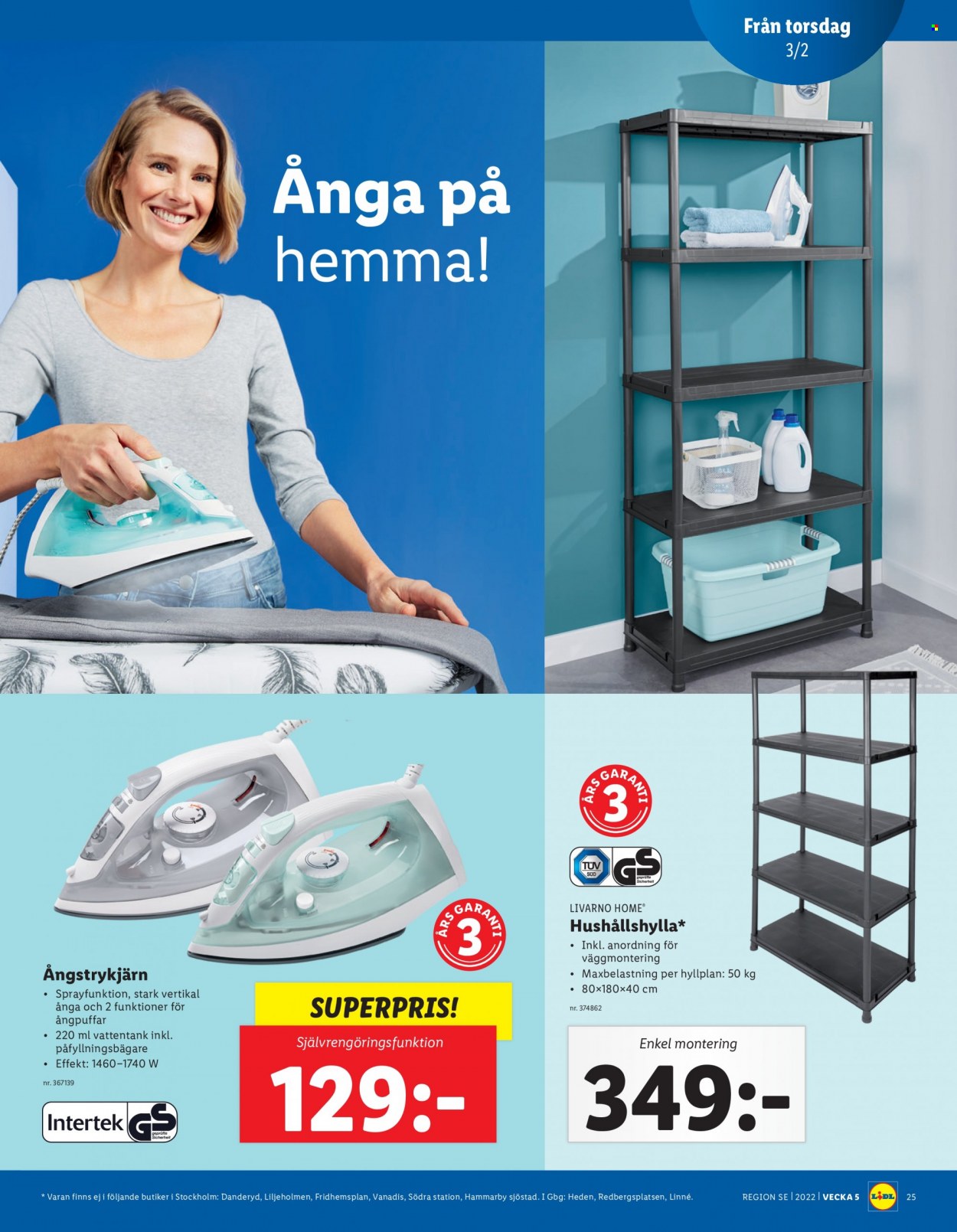 Lidl reklamblad - 31/1 2022 - 6/2 2022. Sida 25