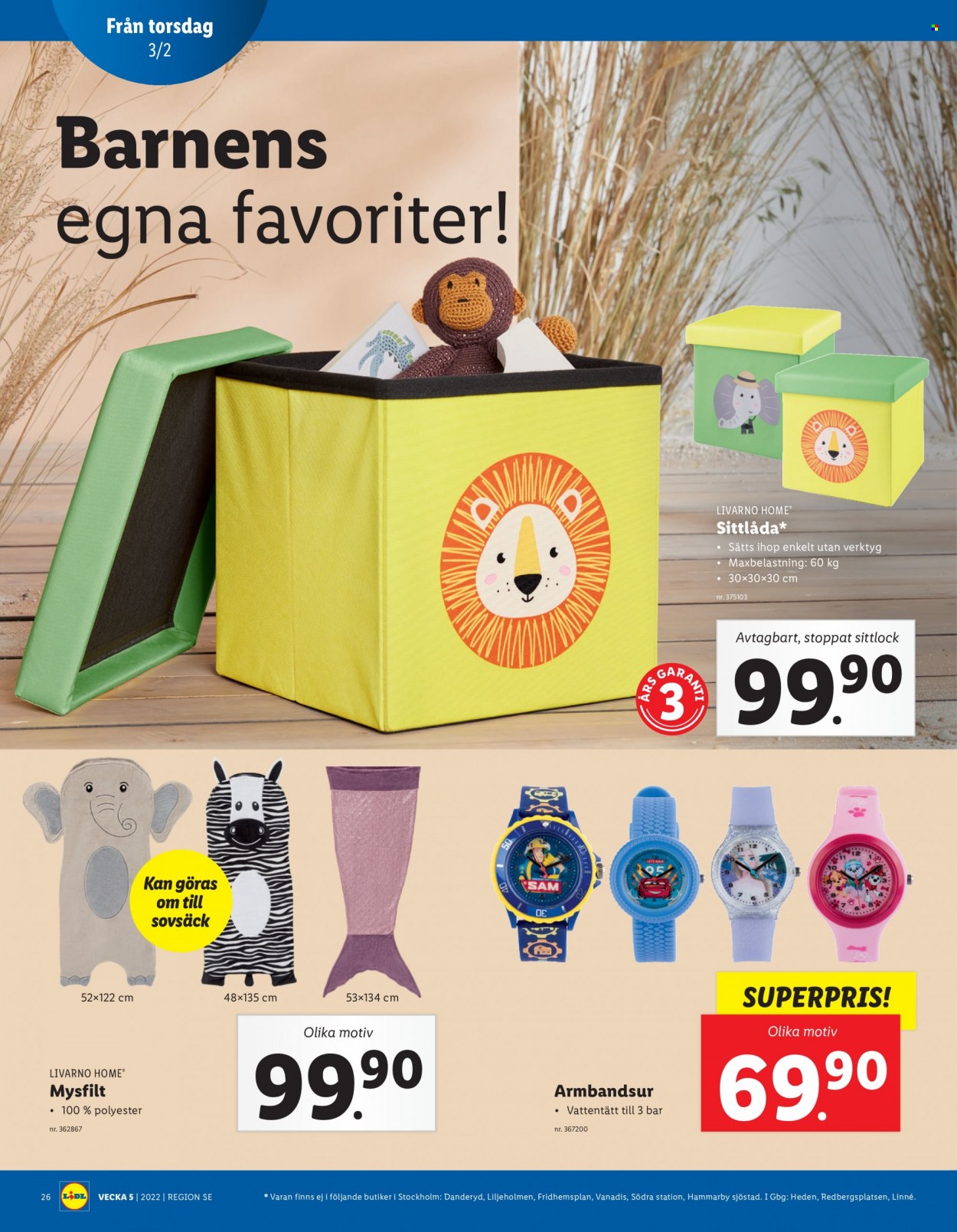 Lidl reklamblad - 31/1 2022 - 6/2 2022. Sida 26
