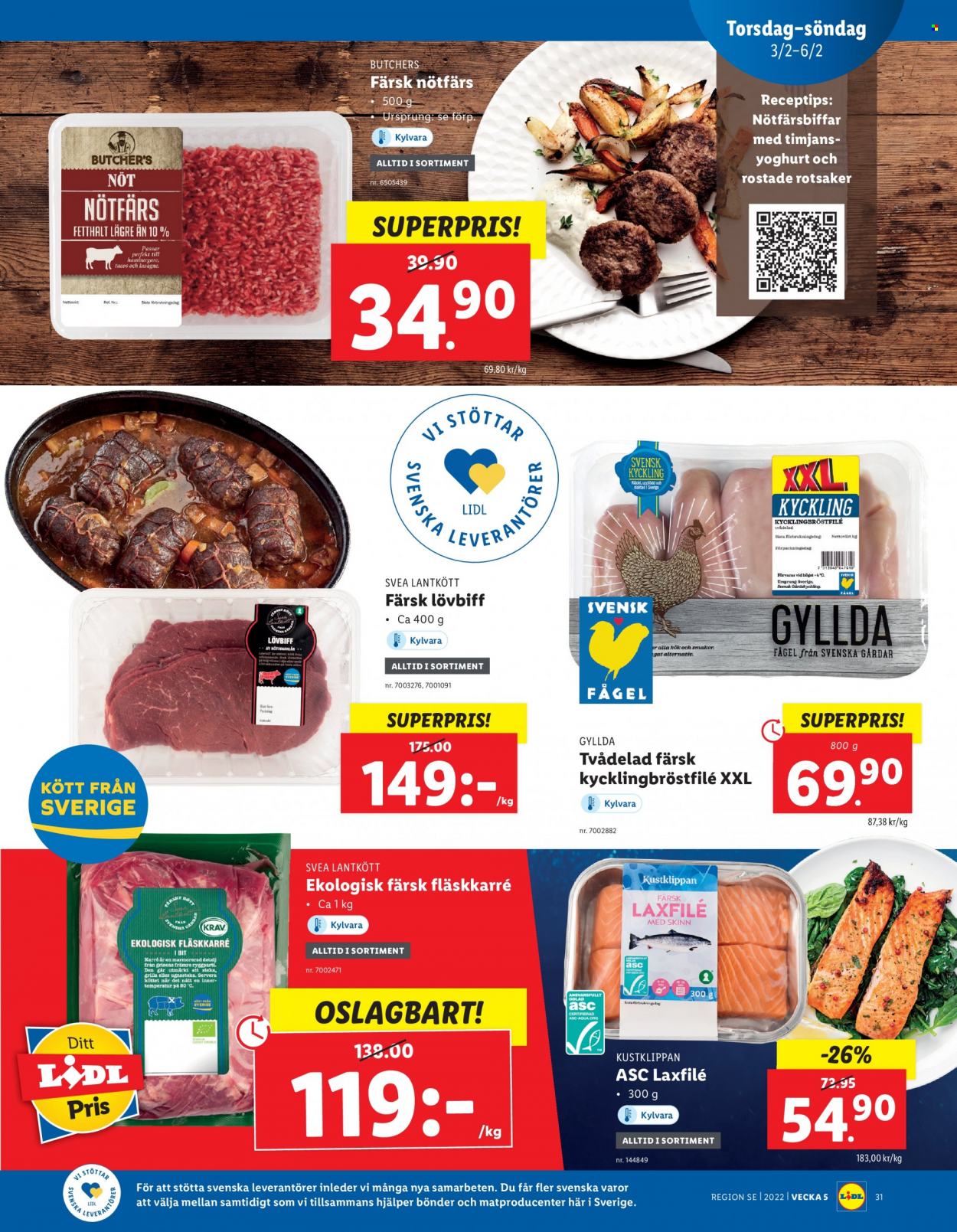 Lidl reklamblad - 31/1 2022 - 6/2 2022. Sida 31