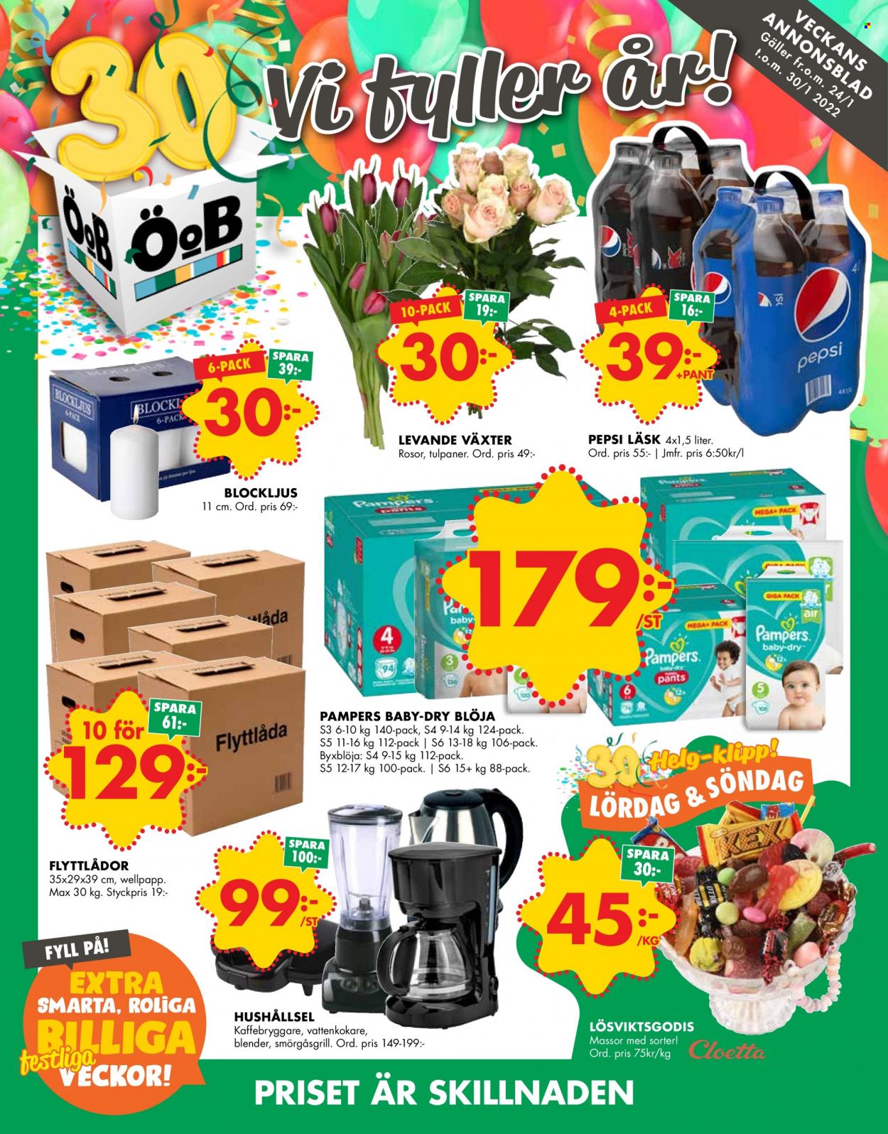 ÖoB reklamblad - 24/1 2022 - 30/1 2022. Sida 1