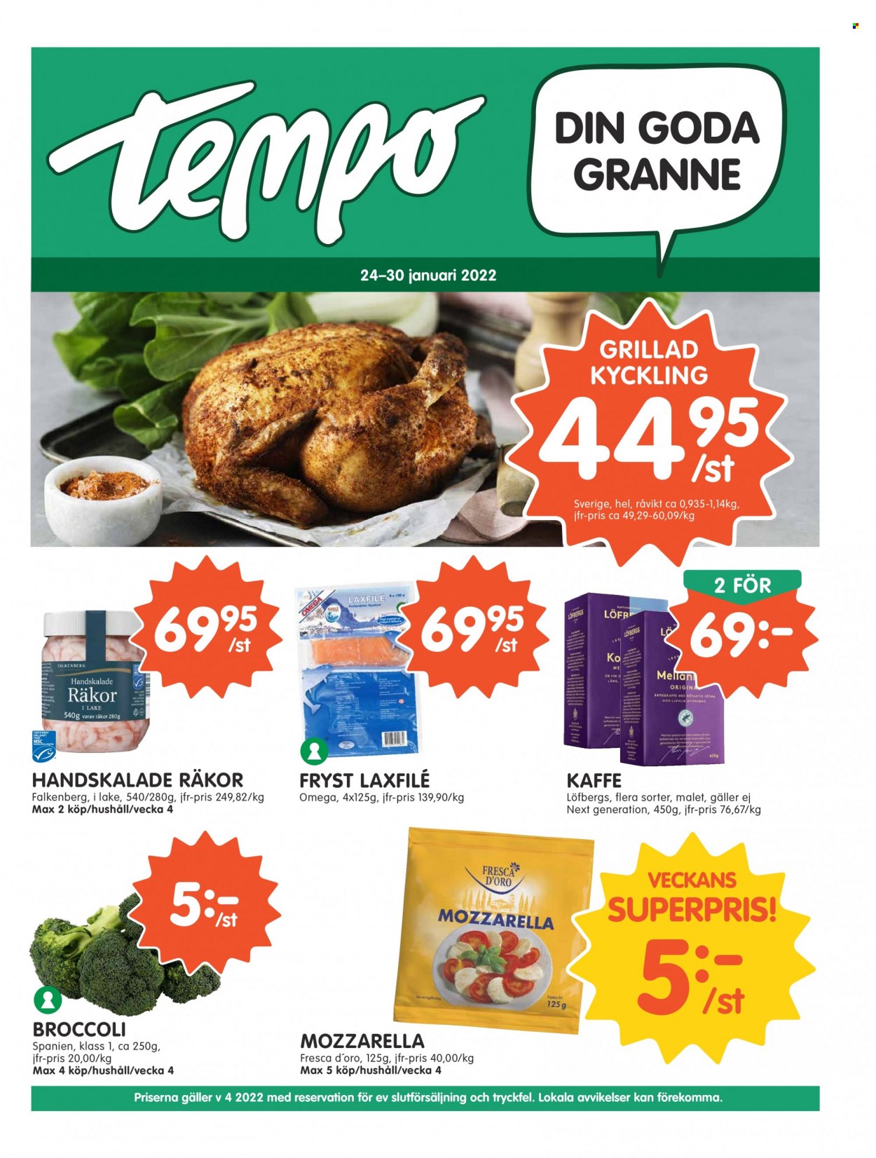 Tempo reklamblad - 24/1 2022 - 30/1 2022. Sida 1