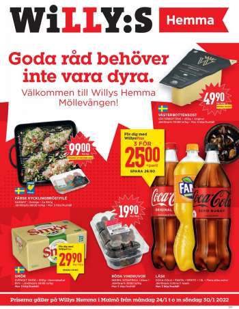 Willys reklamblad - 24/1 2022 - 30/1 2022.