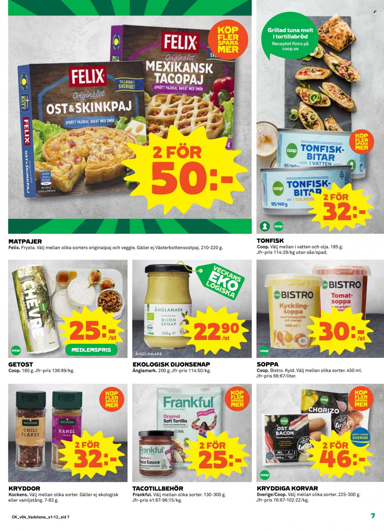 Coop reklamblad - 24/1 2022 - 30/1 2022. Sida 7