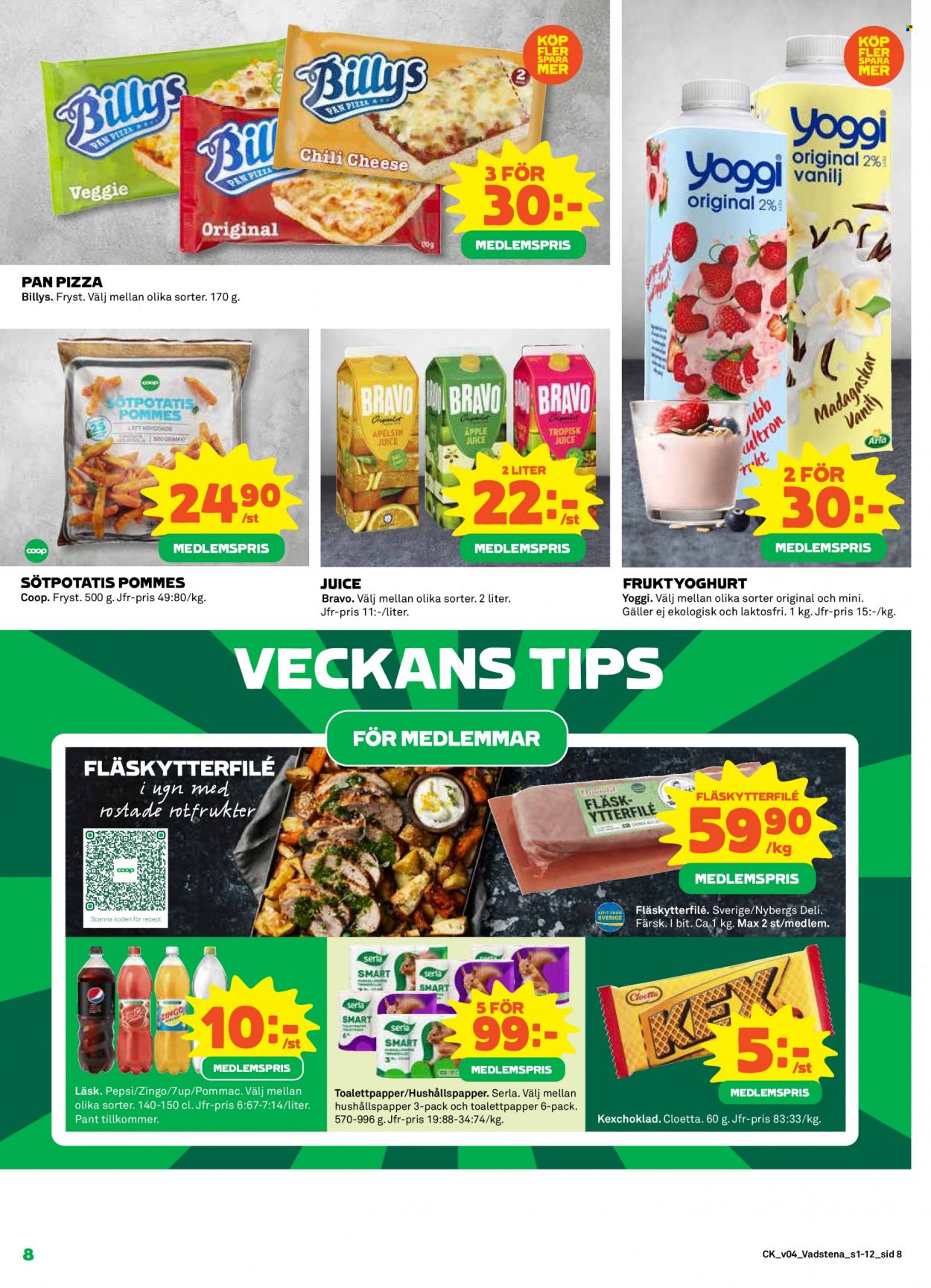 Coop reklamblad - 24/1 2022 - 30/1 2022. Sida 8