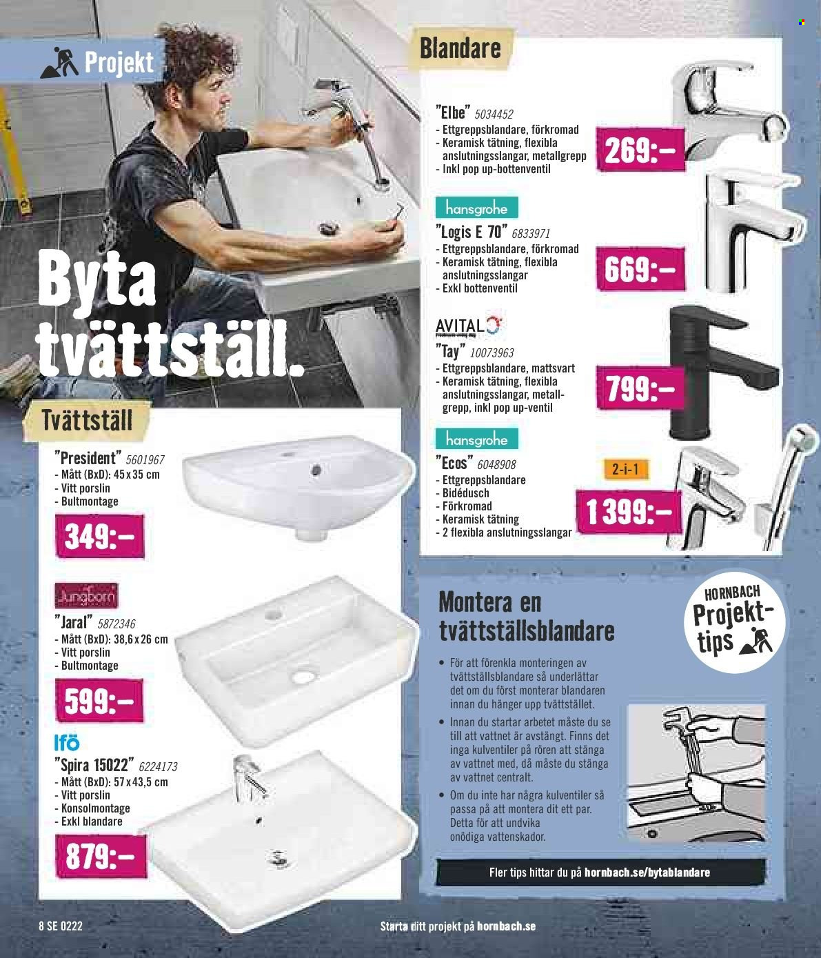 Hornbach reklamblad - 29/1 2022 - 28/2 2022. Sida 8