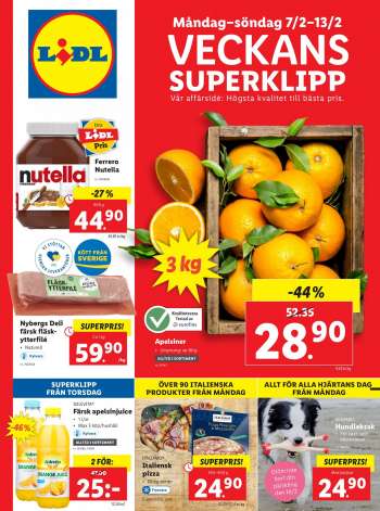Lidl reklamblad - 7/2 2022 - 13/2 2022.