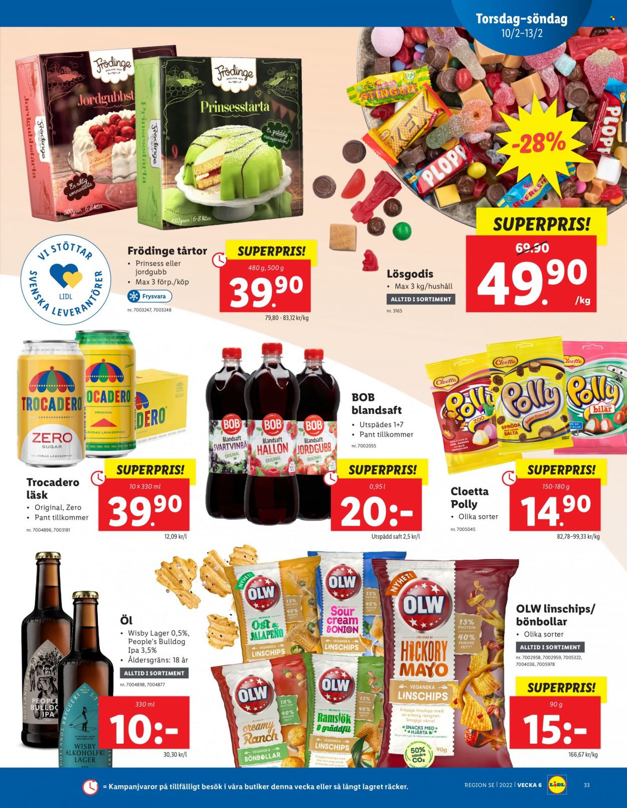 Lidl reklamblad - 7/2 2022 - 13/2 2022. Sida 33