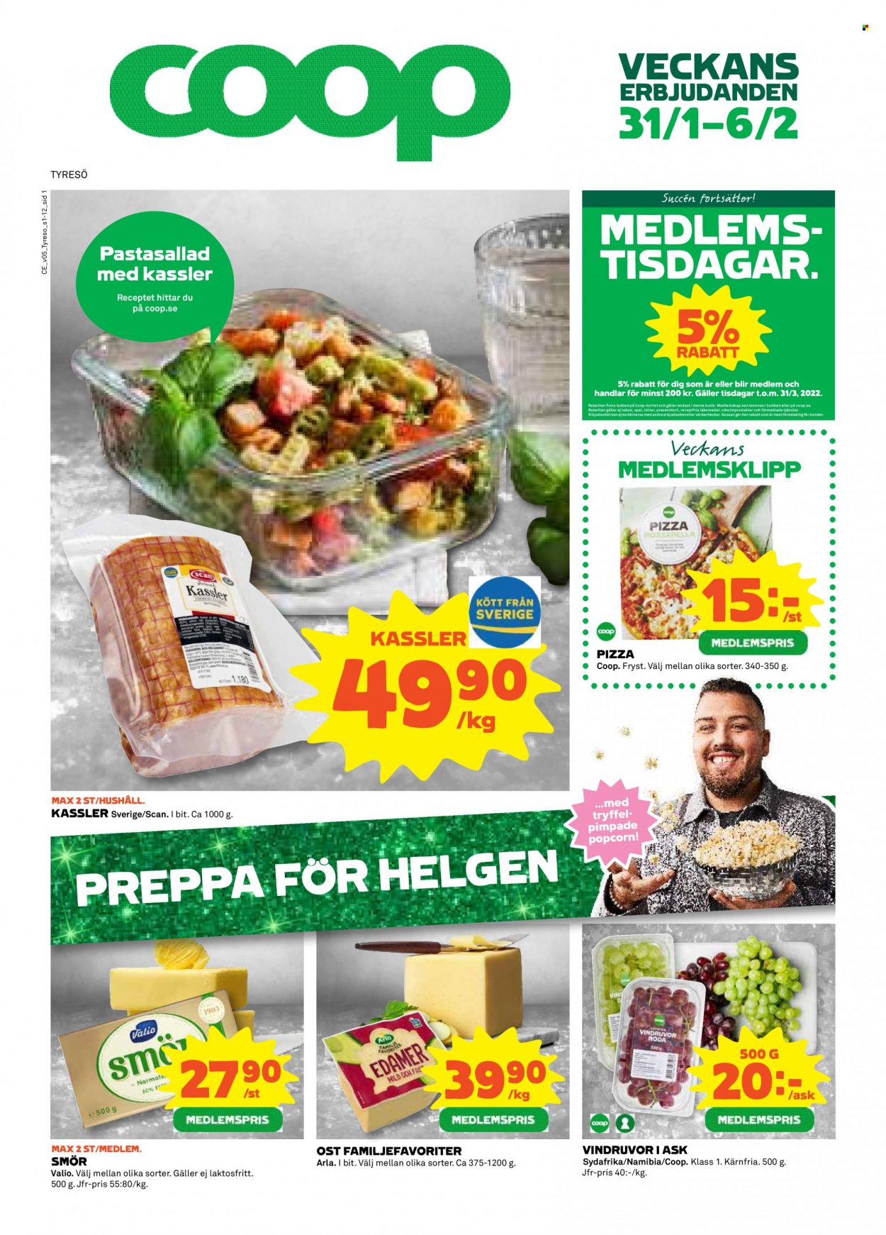 Coop reklamblad - 31/1 2022 - 6/2 2022. Sida 1