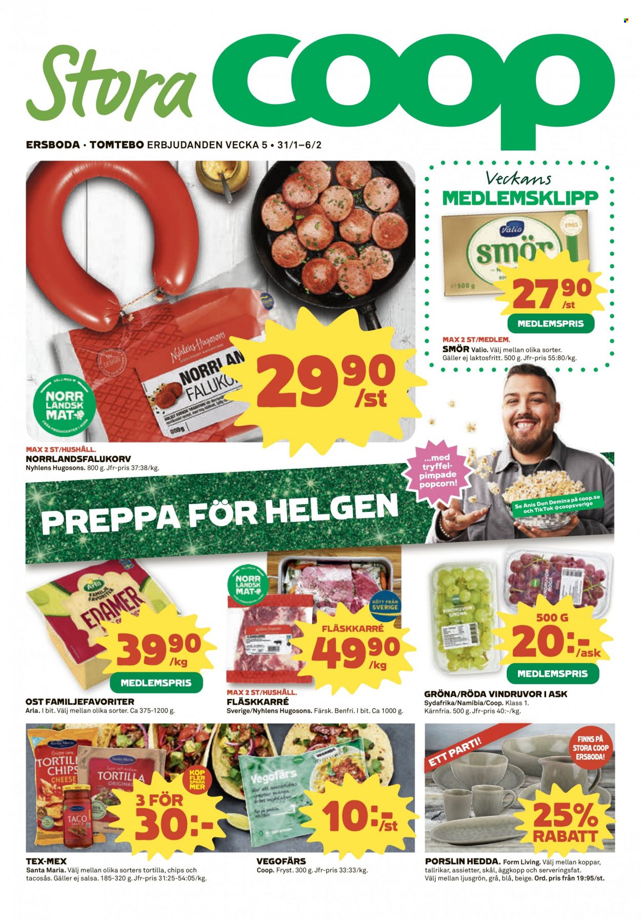 Coop reklamblad - 31/1 2022 - 6/2 2022. Sida 1