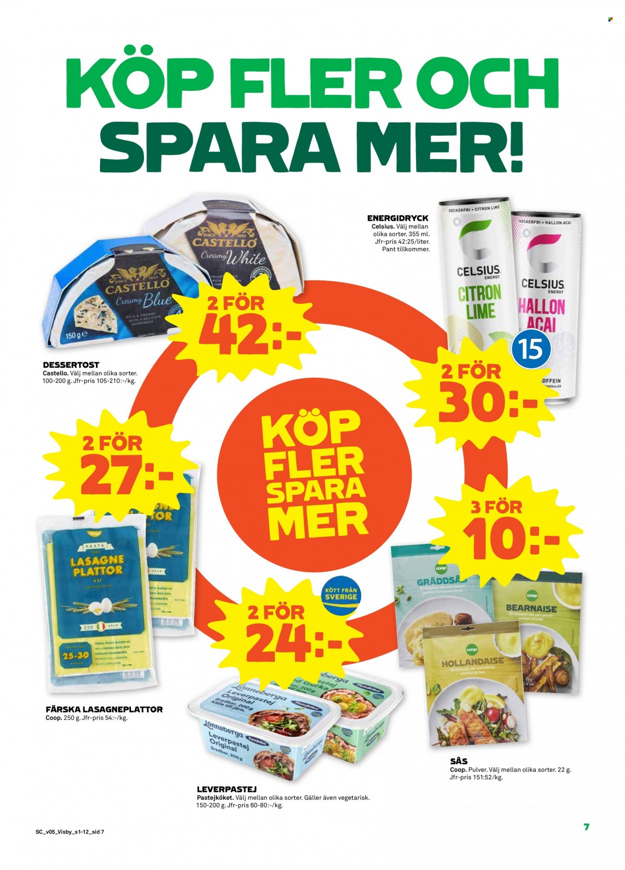 Coop reklamblad - 31/1 2022 - 6/2 2022. Sida 7