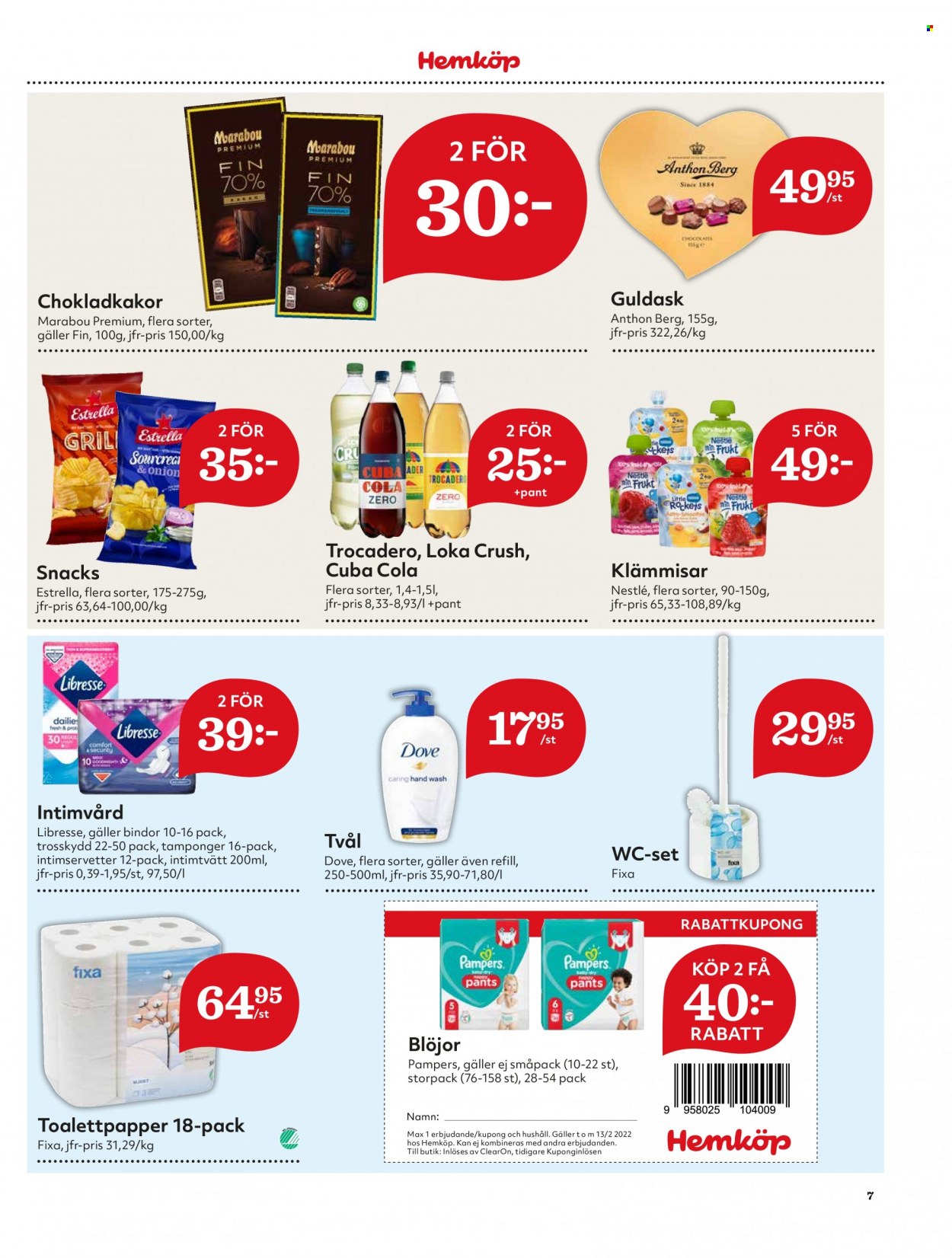 Hemköp reklamblad - 7/2 2022 - 13/2 2022. Sida 7