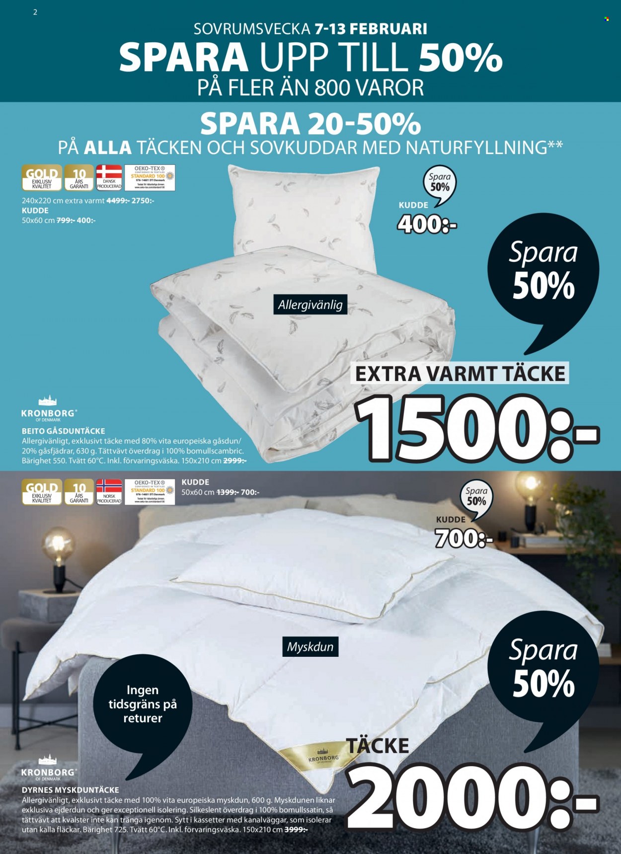 JYSK reklamblad - 7/2 2022 - 20/2 2022. Sida 2