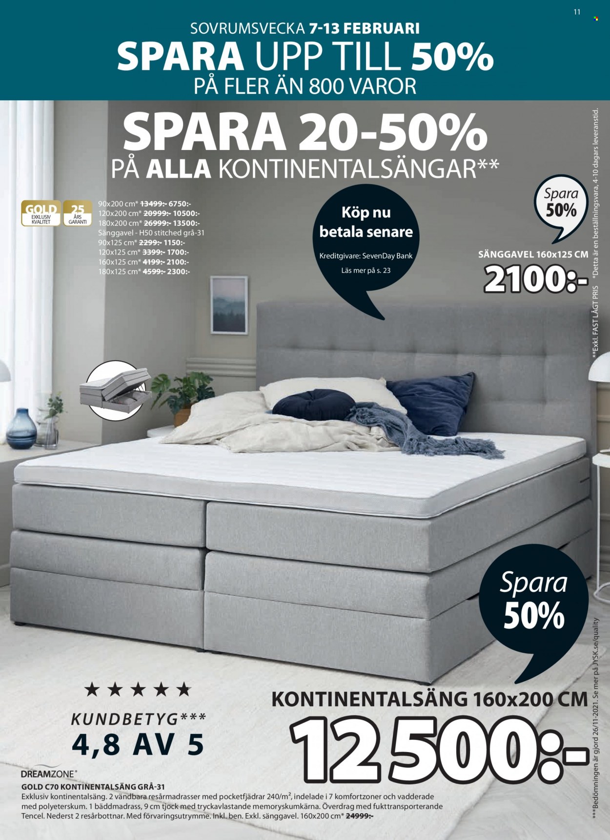 JYSK reklamblad - 7/2 2022 - 20/2 2022. Sida 11