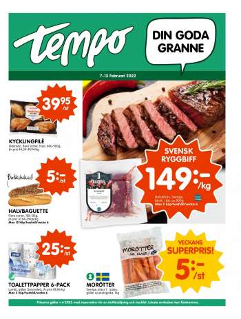 Tempo reklamblad - 7/2 2022 - 13/2 2022.