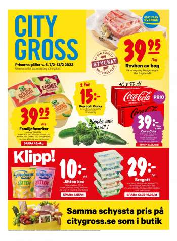 City Gross reklamblad - 7/2 2022 - 13/2 2022.