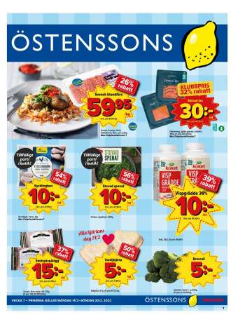 Östenssons reklamblad - 14/2 2022 - 20/2 2022.
