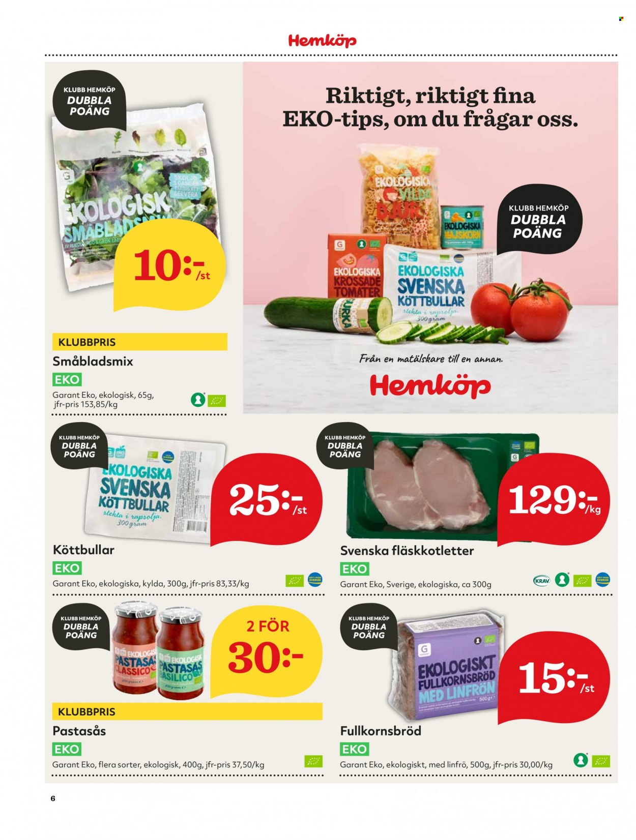 Hemköp reklamblad - 14/2 2022 - 20/2 2022. Sida 6