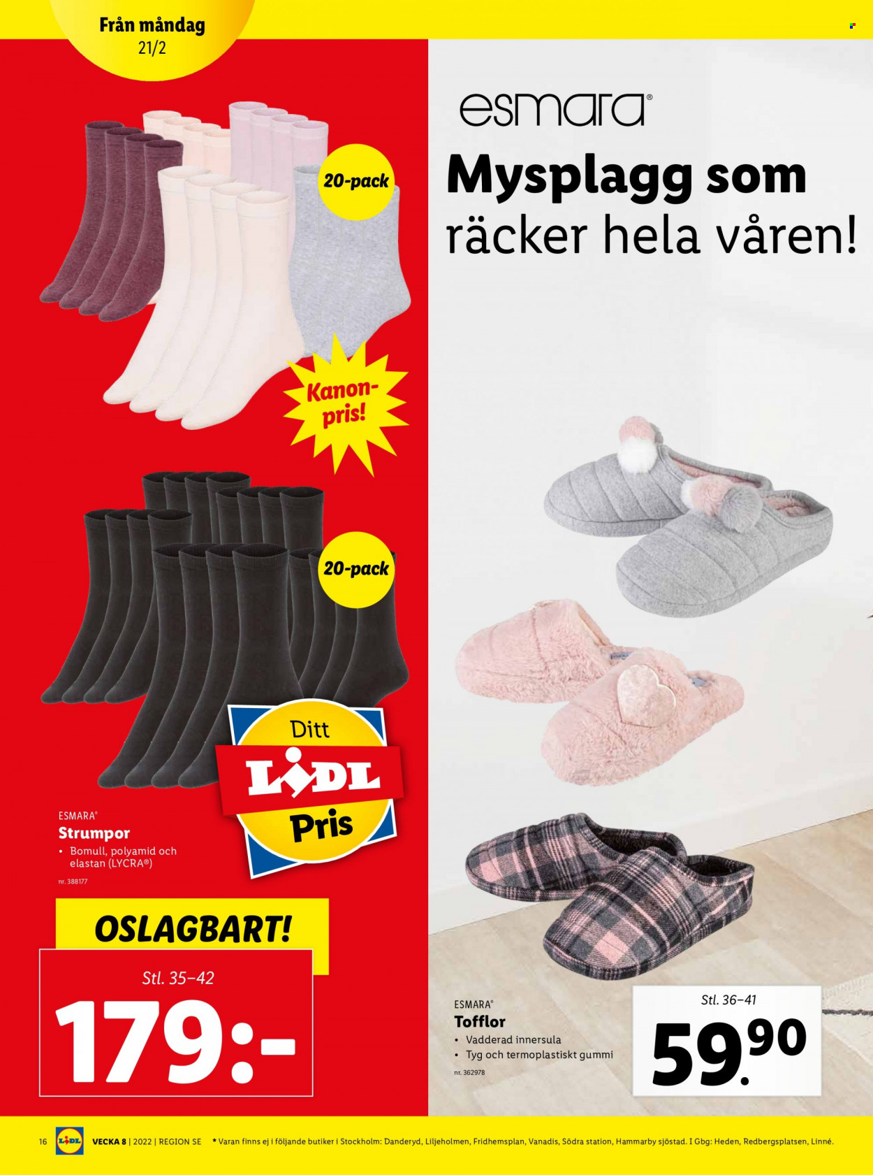 Lidl reklamblad - 21/2 2022 - 27/2 2022. Sida 16