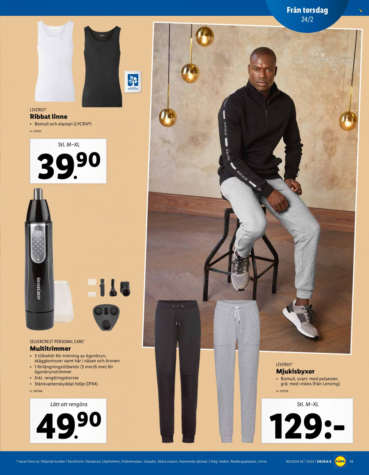 Lidl reklamblad - 21/2 2022 - 27/2 2022. Sida 29