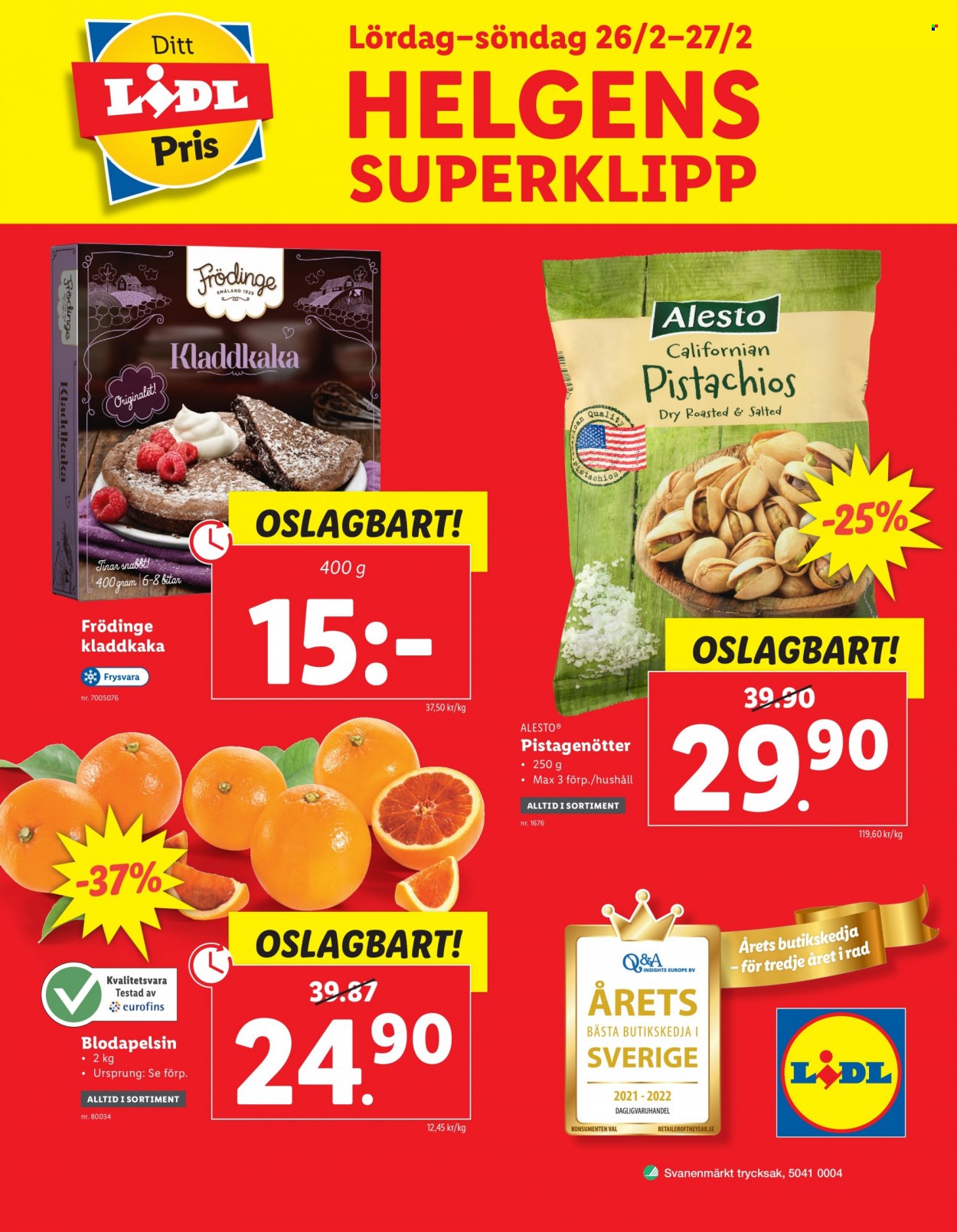 Lidl reklamblad - 21/2 2022 - 27/2 2022. Sida 36