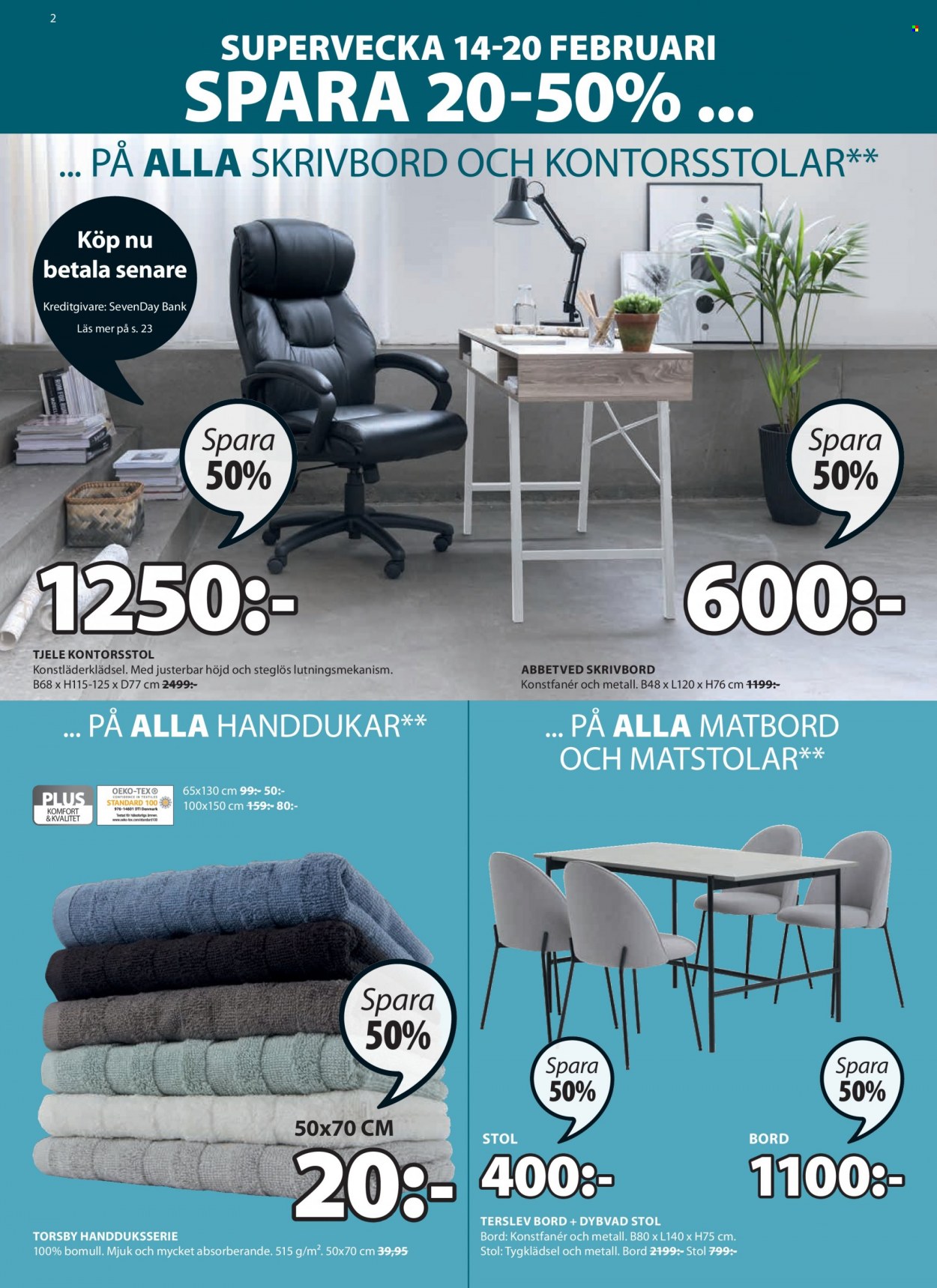 JYSK reklamblad - 14/2 2022 - 27/2 2022. Sida 2