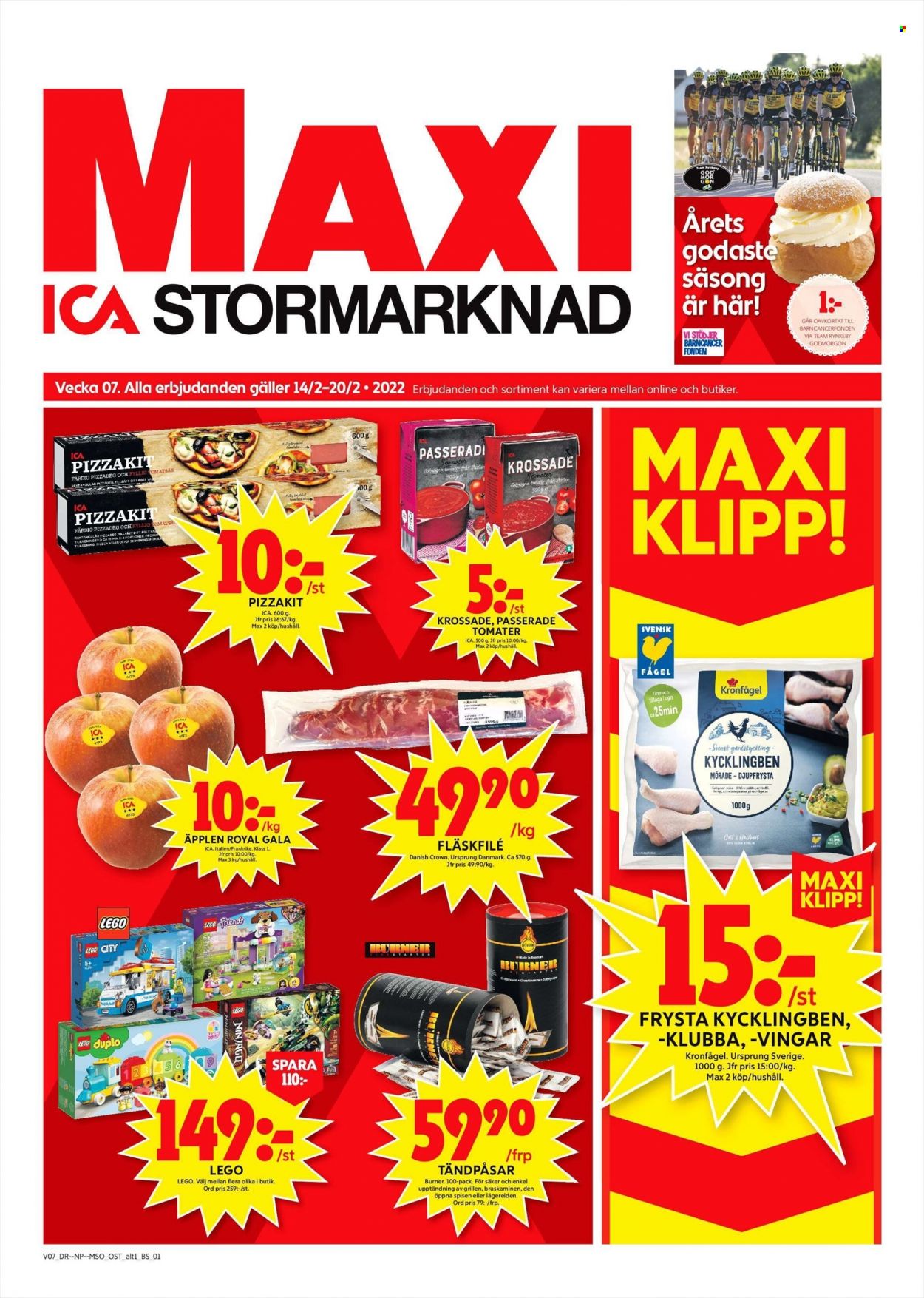 ICA reklamblad - 14/2 2022 - 20/2 2022. Sida 1