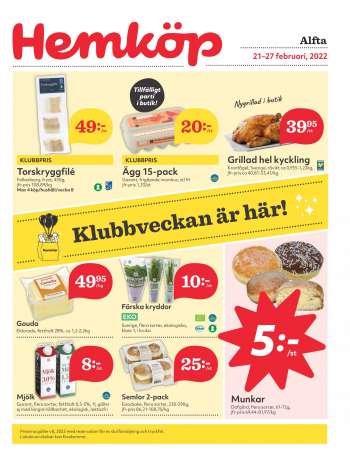 Hemköp reklamblad - 21/2 2022 - 27/2 2022.