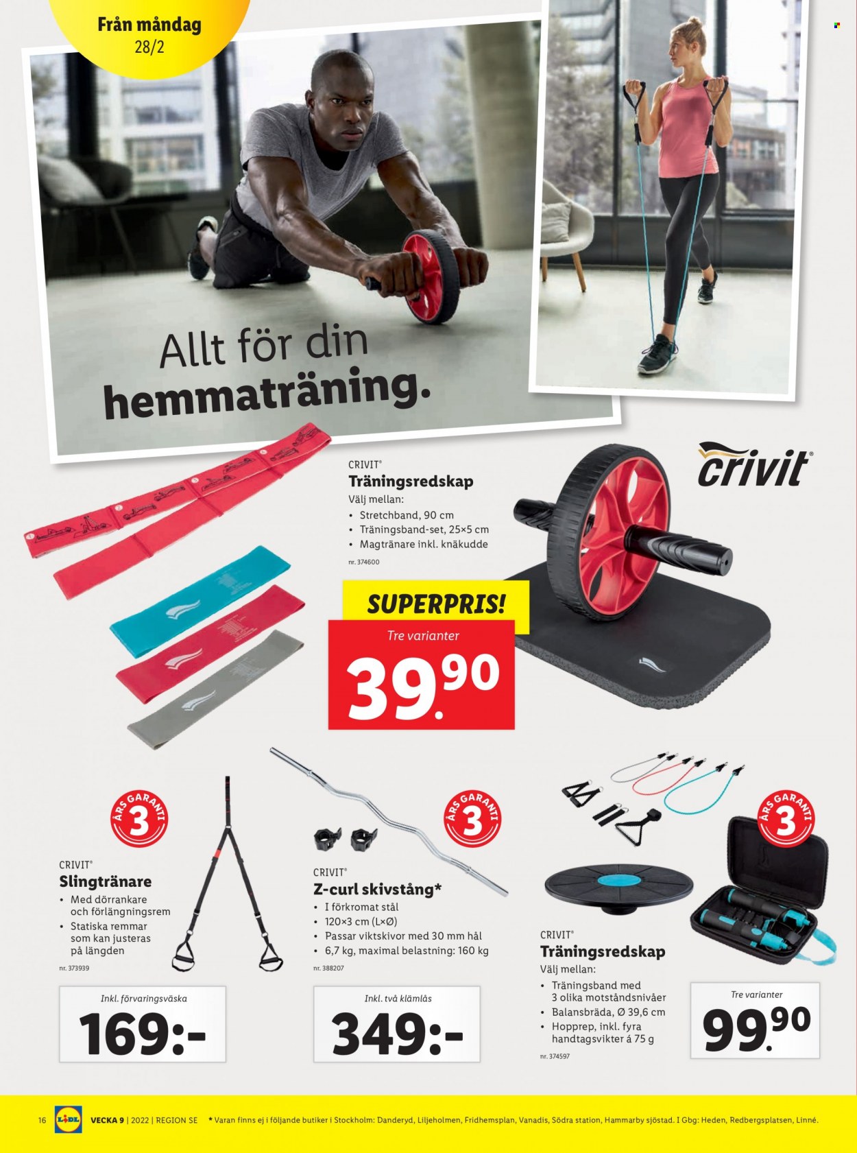 Lidl reklamblad - 28/2 2022 - 6/3 2022. Sida 16