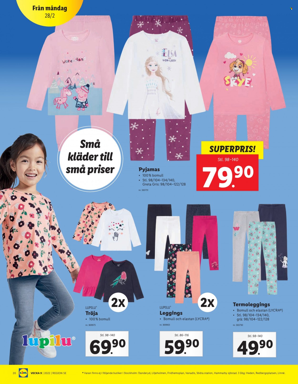 Lidl reklamblad - 28/2 2022 - 6/3 2022. Sida 20