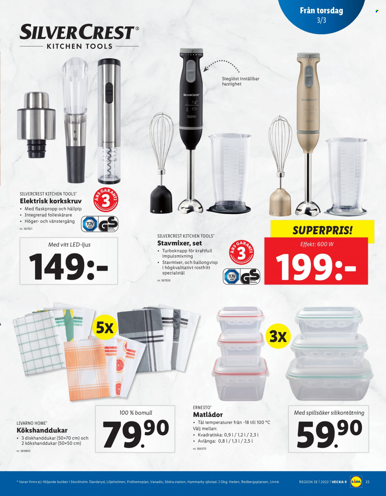 Lidl reklamblad - 28/2 2022 - 6/3 2022. Sida 25