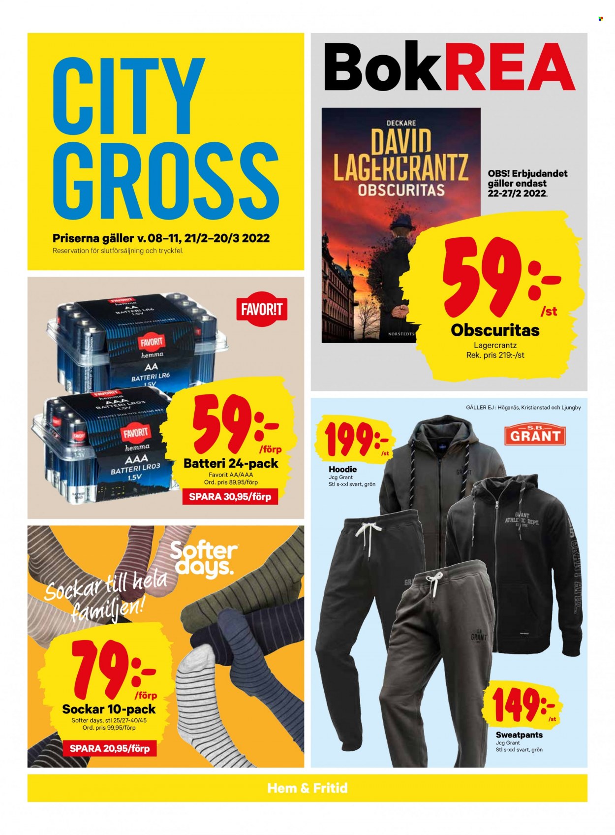 City Gross reklamblad - 21/2 2022 - 27/2 2022. Sida 13