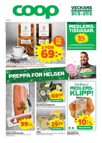 Coop reklamblad - 21/2 2022 - 27/2 2022.