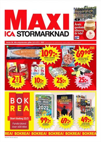 ICA reklamblad - 21/2 2022 - 27/2 2022.