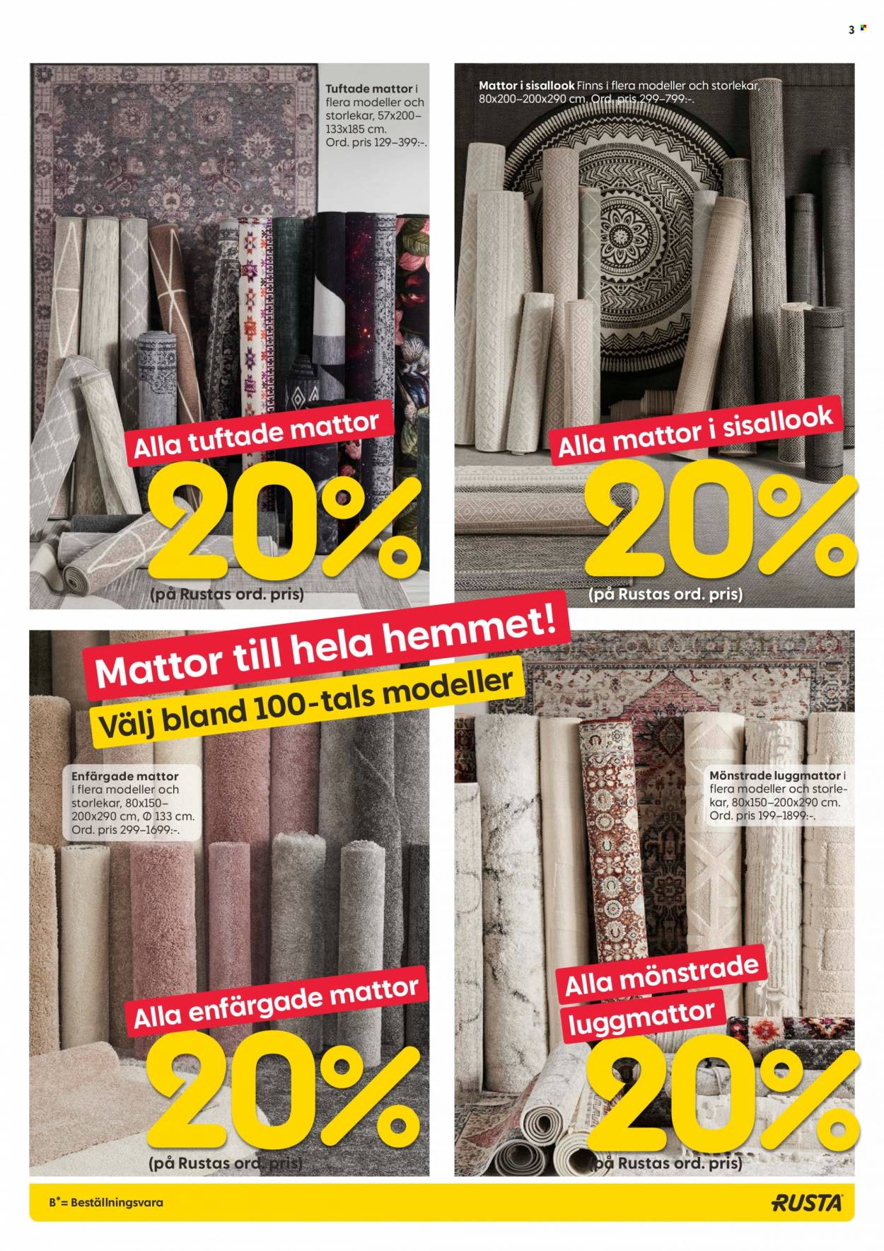 Rusta reklamblad - 23/2 2022 - 1/3 2022. Sida 3